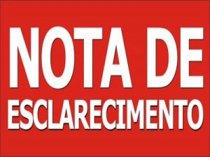 Nota de Esclarecimento